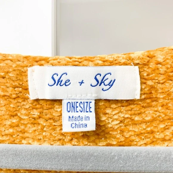 She + Sky Multicolor Plus-size 3/4 Sleeve … - Picture 6 of 7